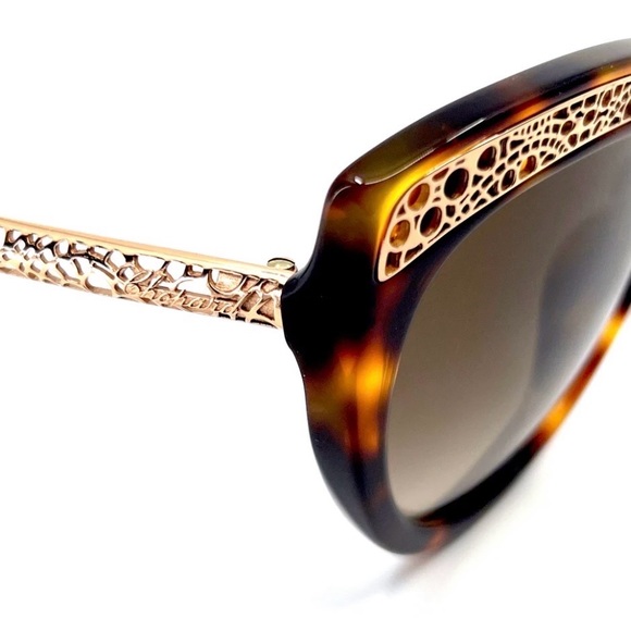 🆕New/Authentic Chopard Cat Eye Sunglasses (SCH258 0748) - Picture 6 of 12